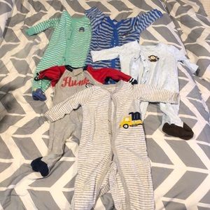 Bundle of 5, 9 months boys PJS